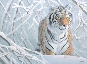  nieve Pintura Art%C3%ADstica - nieve del tigre